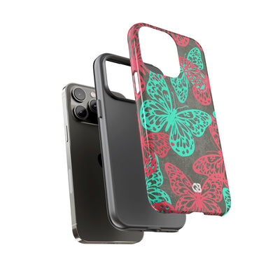 Electric Papillon · Tough Phone Case for iPhone · Pink