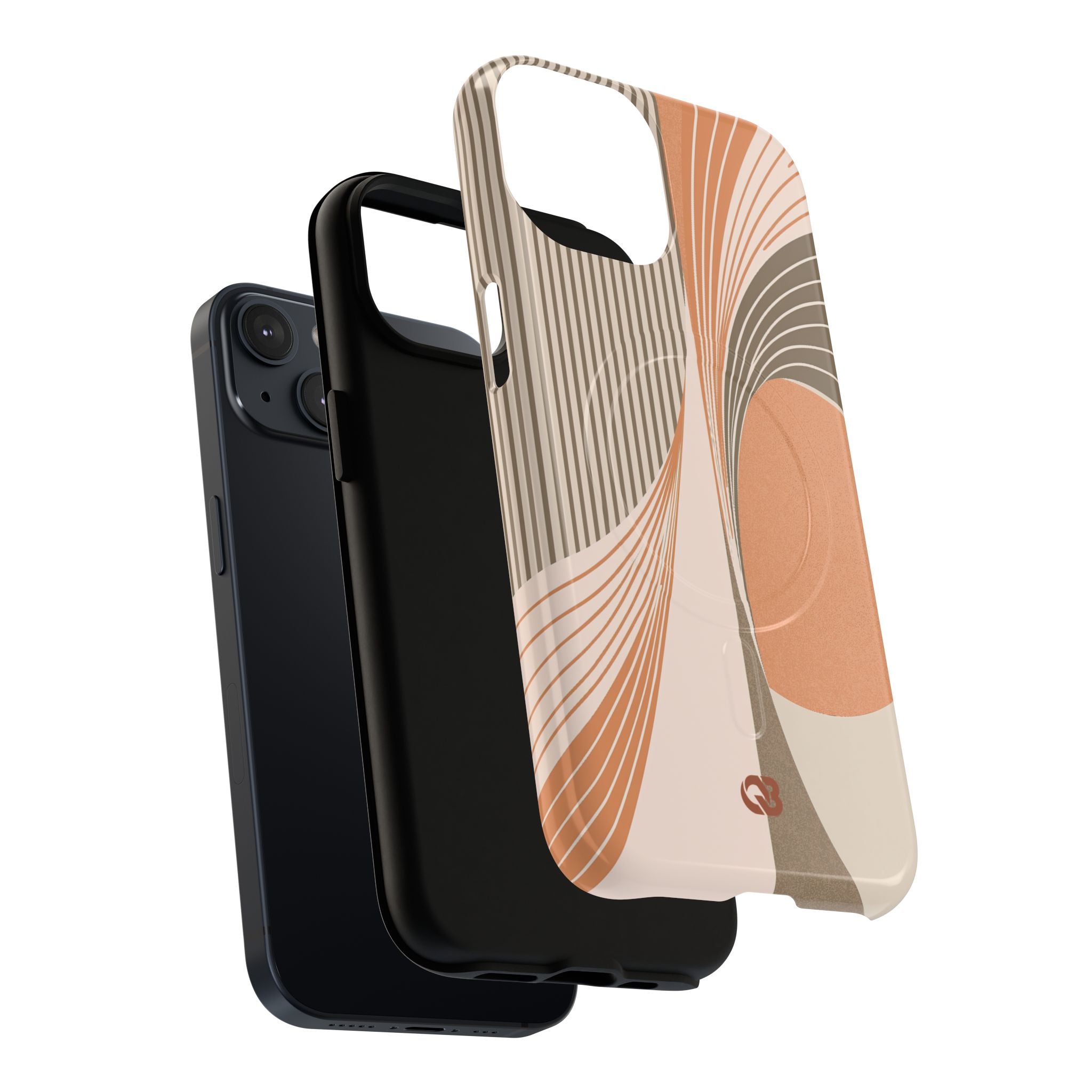 Orange Tough 2.0 Magsafe Phone Case for iPhone - Desert Arc Horizon