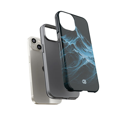 Nordic Frost Peak · Tough Phone Case for iPhone · Blue