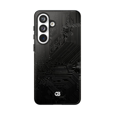 Obsidian Circuitry · Tough Phone Case for Samsung · Black