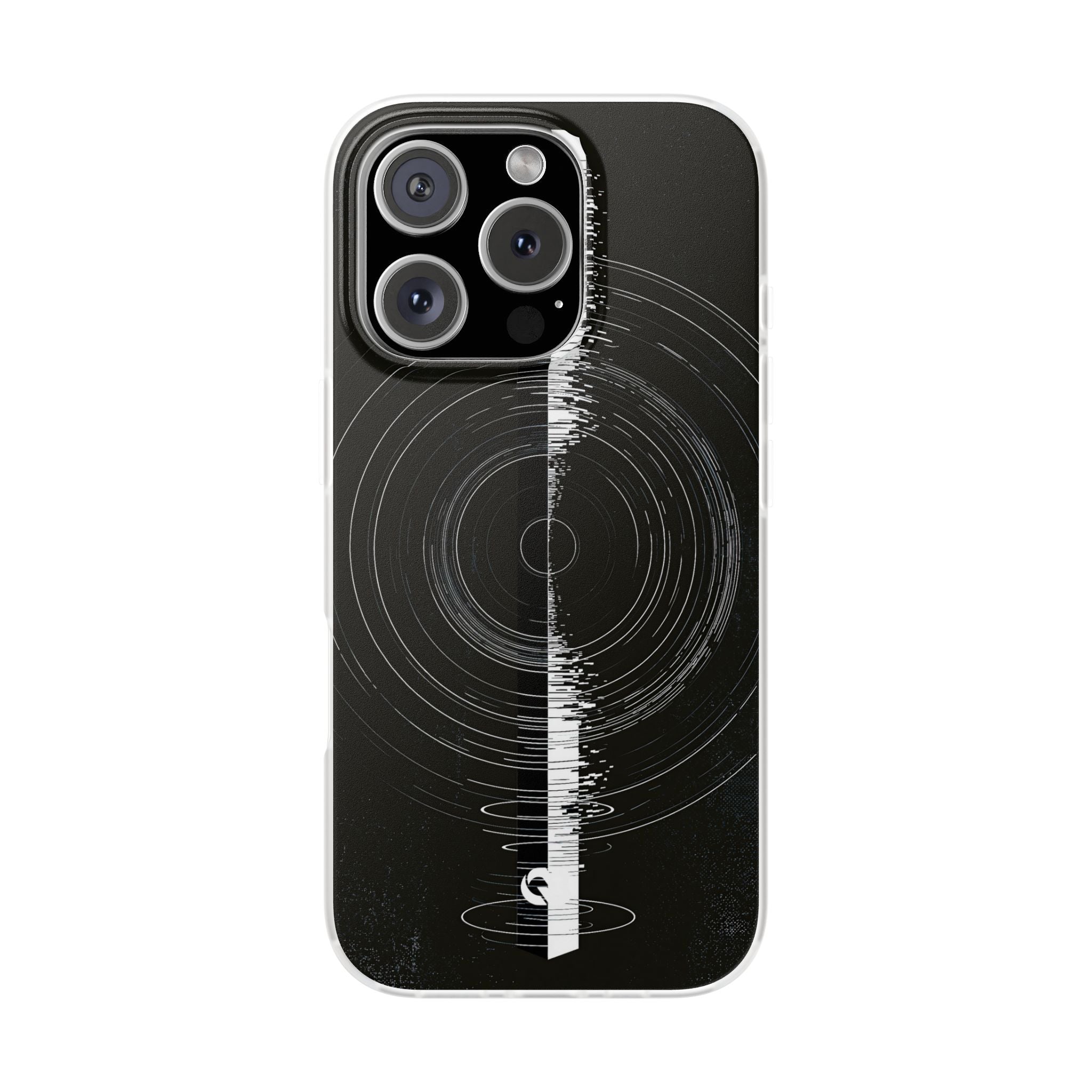 Black Lite Phone Case for iPhone - Obsidian Orbital Signal