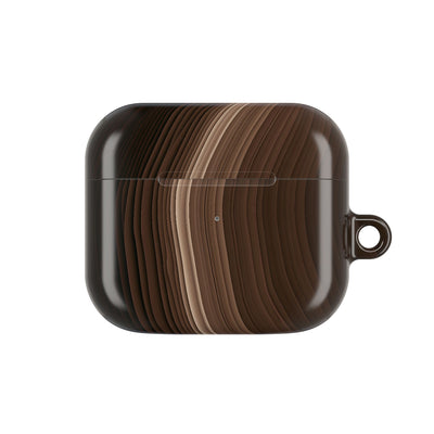 Umber Strata · Hard Case for AirPods & AirPods Pro · Brown