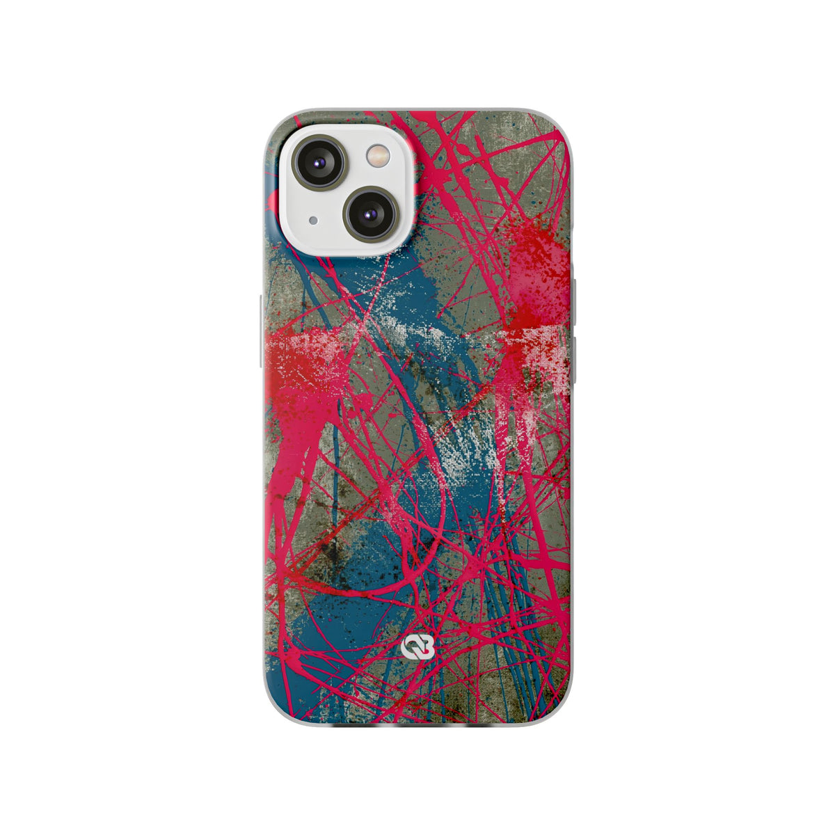 Neon Static Drip · Lite Phone Case for iPhone ·  Pink