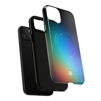 Black Tough 2.0 Magsafe Phone Case for iPhone - Electric Prism Grain