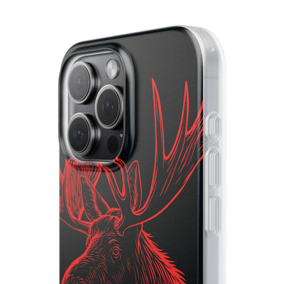 Nordic Elk · Lite Phone Case for iPhone ·  Black