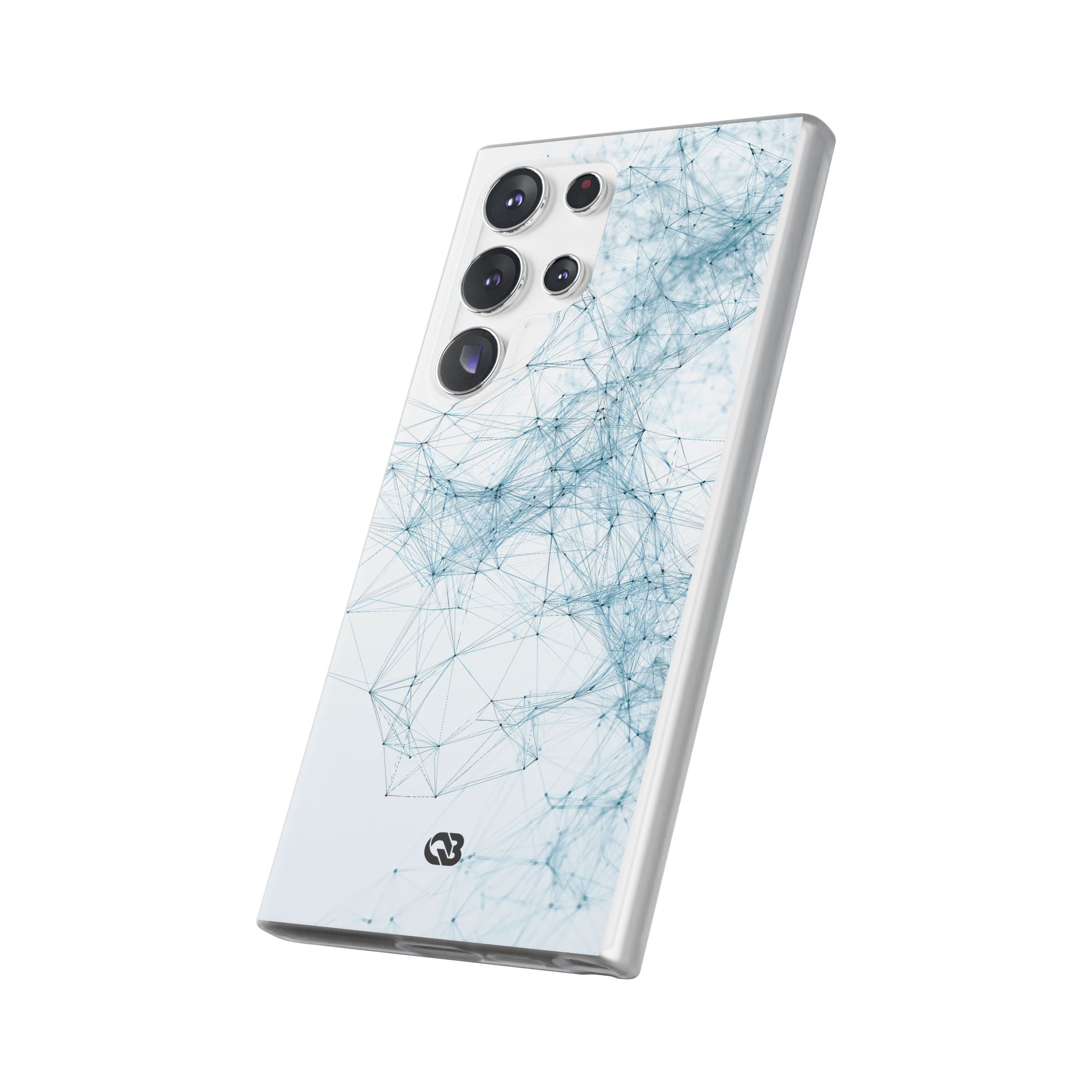 Blue Lite Phone Case for Samsung - Glacial Neural Web