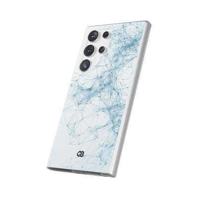 Blue Lite Phone Case for Samsung - Glacial Neural Web