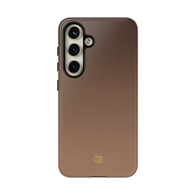Brown Tough Phone Case for Samsung - Smoked Caramel Fade