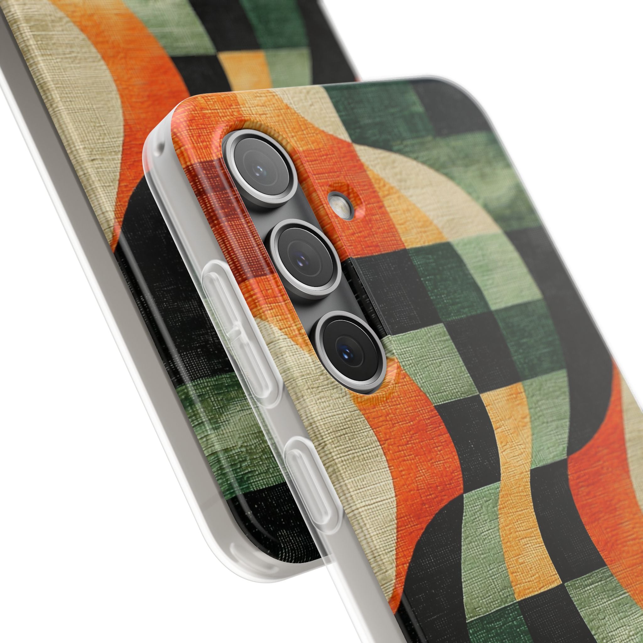 Burnt Orange Curve · Soft Handyhülle für Samsung