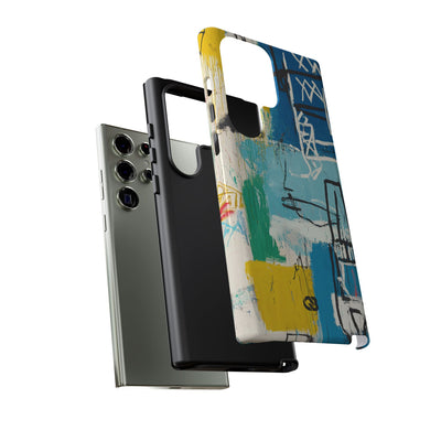 Azure Urban Scribble · Tough Phone Case for Samsung