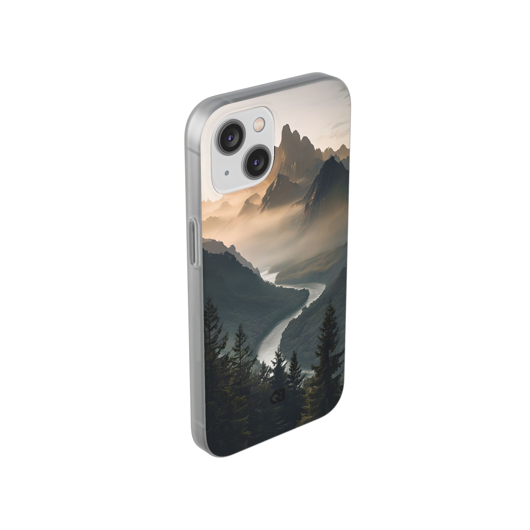 Golden Summit Valley · Soft Phone Case for iPhone