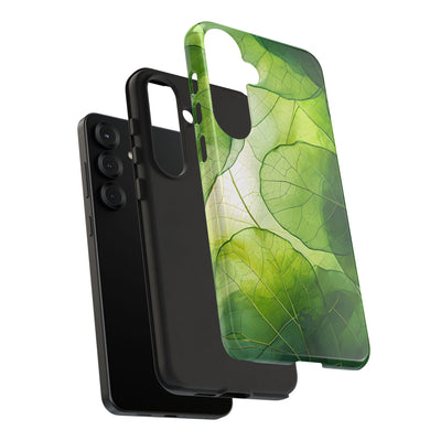Emerald Leaf Veins · Tough Phone Case for Samsung