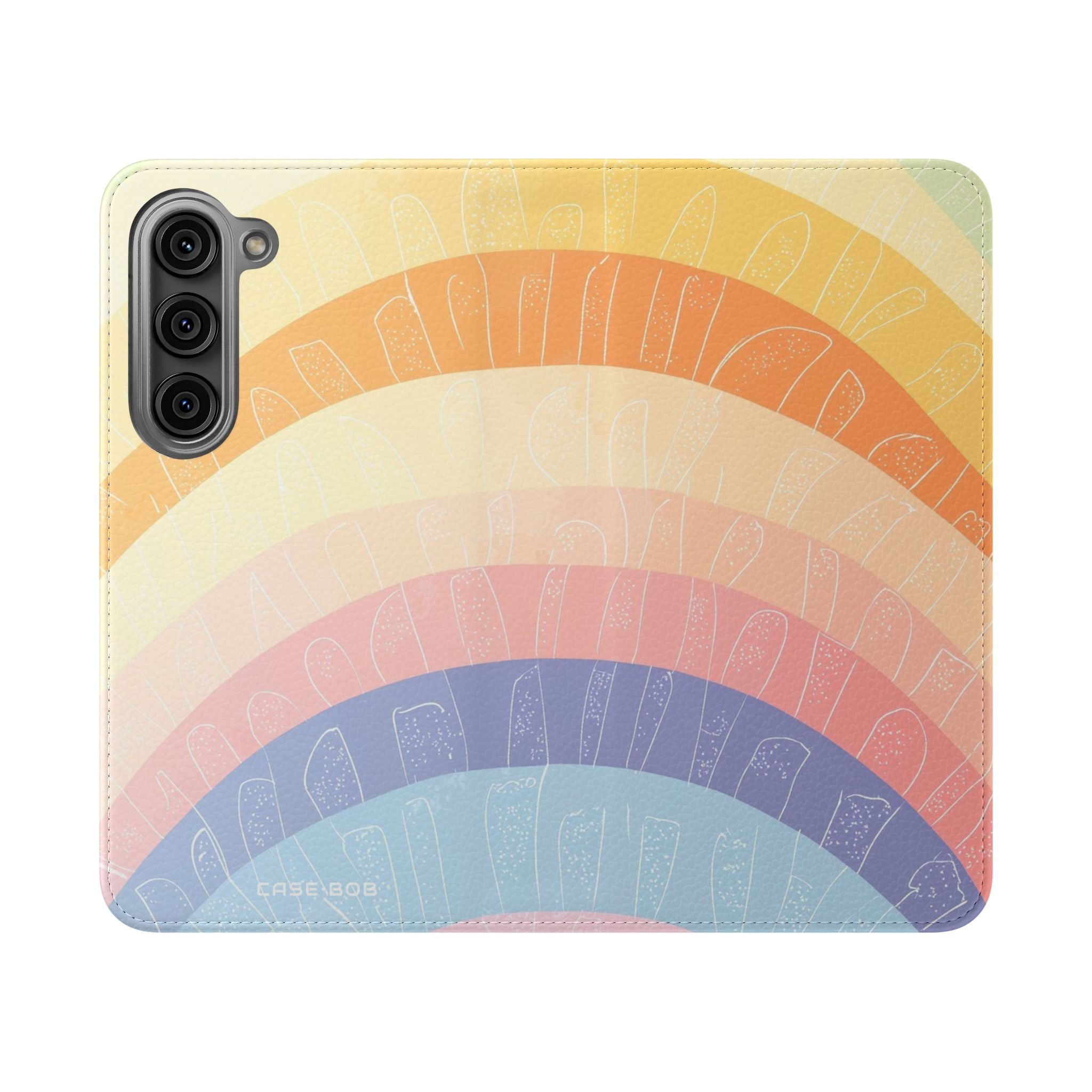 Pastel Rainbow Glow - Samsung S23 Case - Wallet