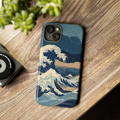 Cresting Blue Wave iPhone 15 Plus Case - Tough