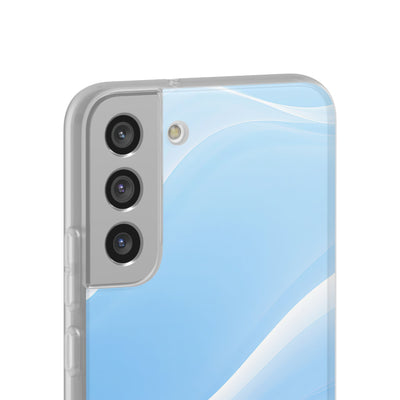 Blue Lite Phone Case for Samsung - Glacial Blue Silk
