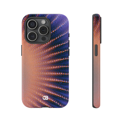 Luminous Aura Burst · Tough Phone Case for iPhone · Blue