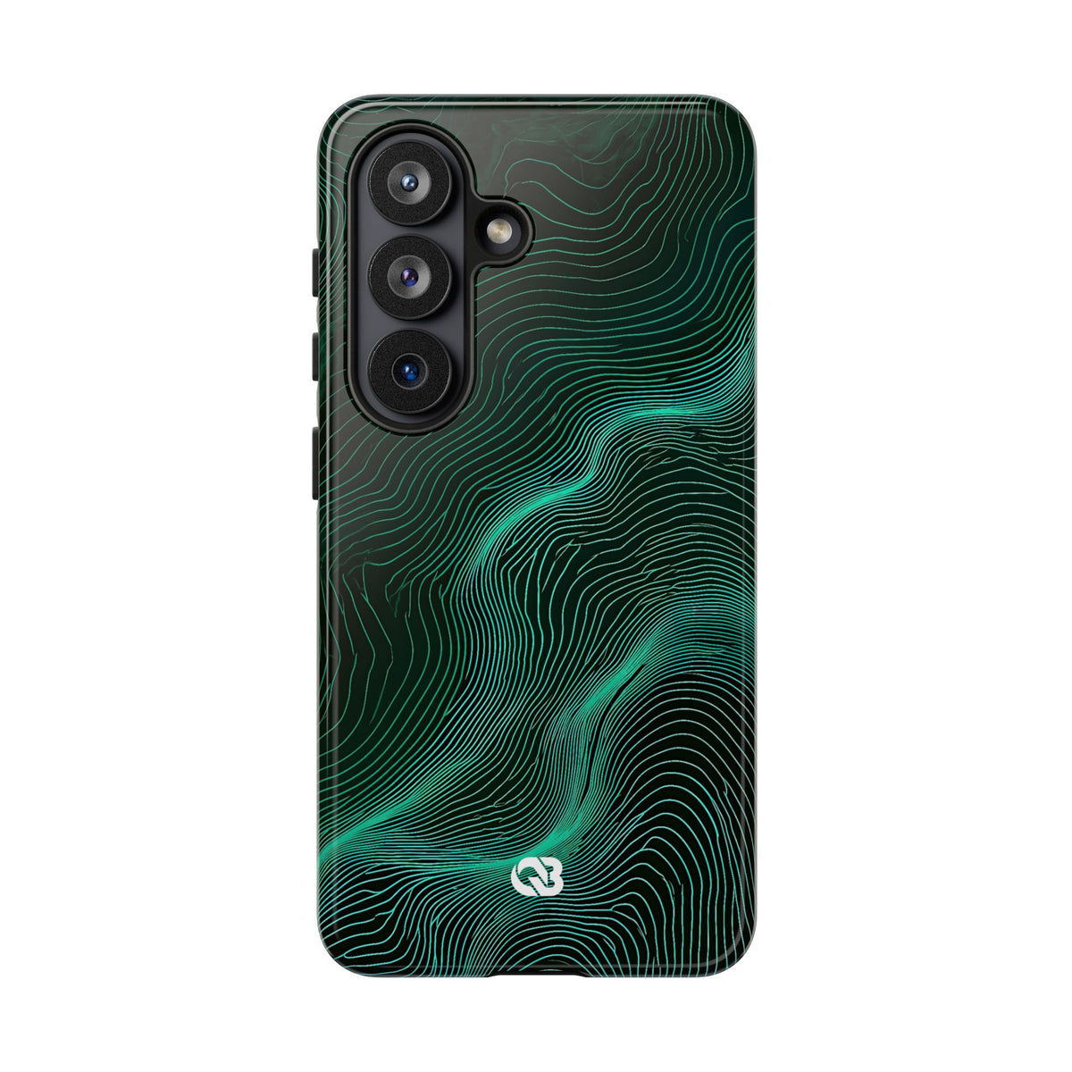 Emerald Topo Ridge · Tough Phone Case for Samsung · Green