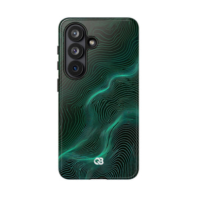 Emerald Topo Ridge · Tough Phone Case for Samsung · Green