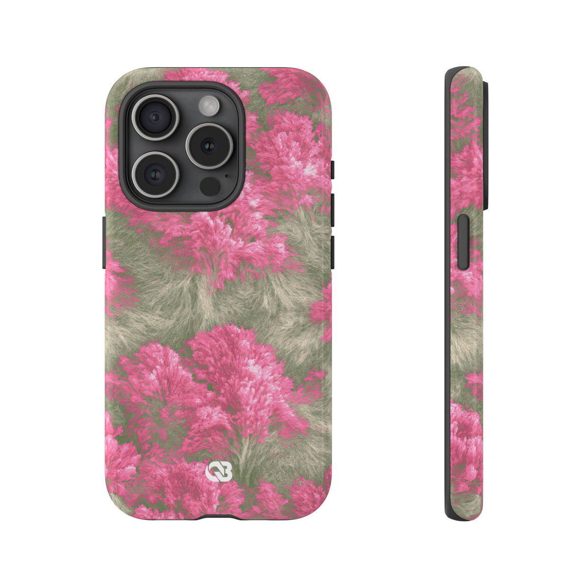 Digital Blossom · Tough Phone Case for iPhone · Pink