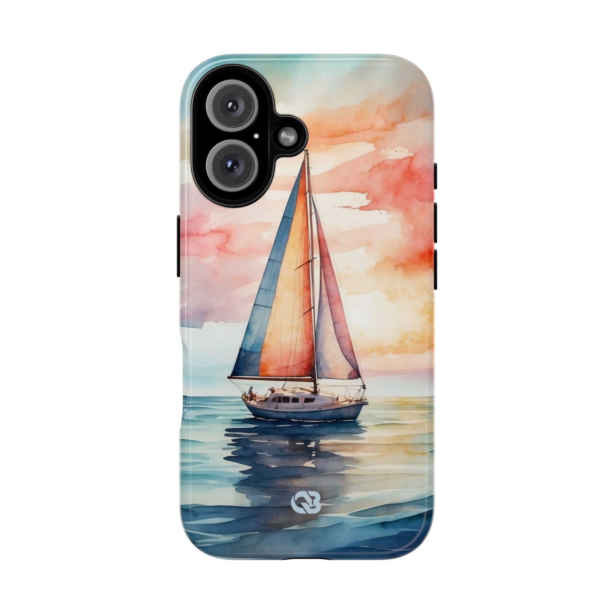 Crimson Horizon Sail · Tough Hoesje voor iPhone