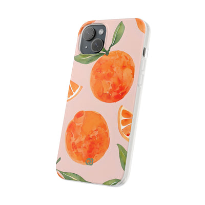Sunkissed Orange Harvest · Soft Case na telefon dla iPhone