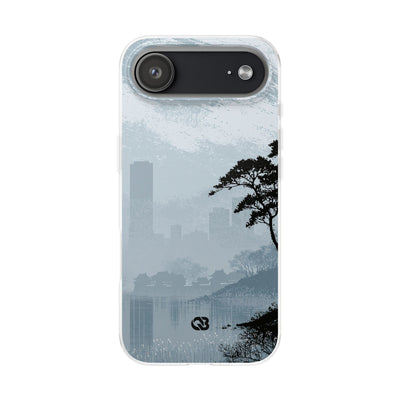 Grey Lite Phone Case for iPhone - Steel Slate Zen