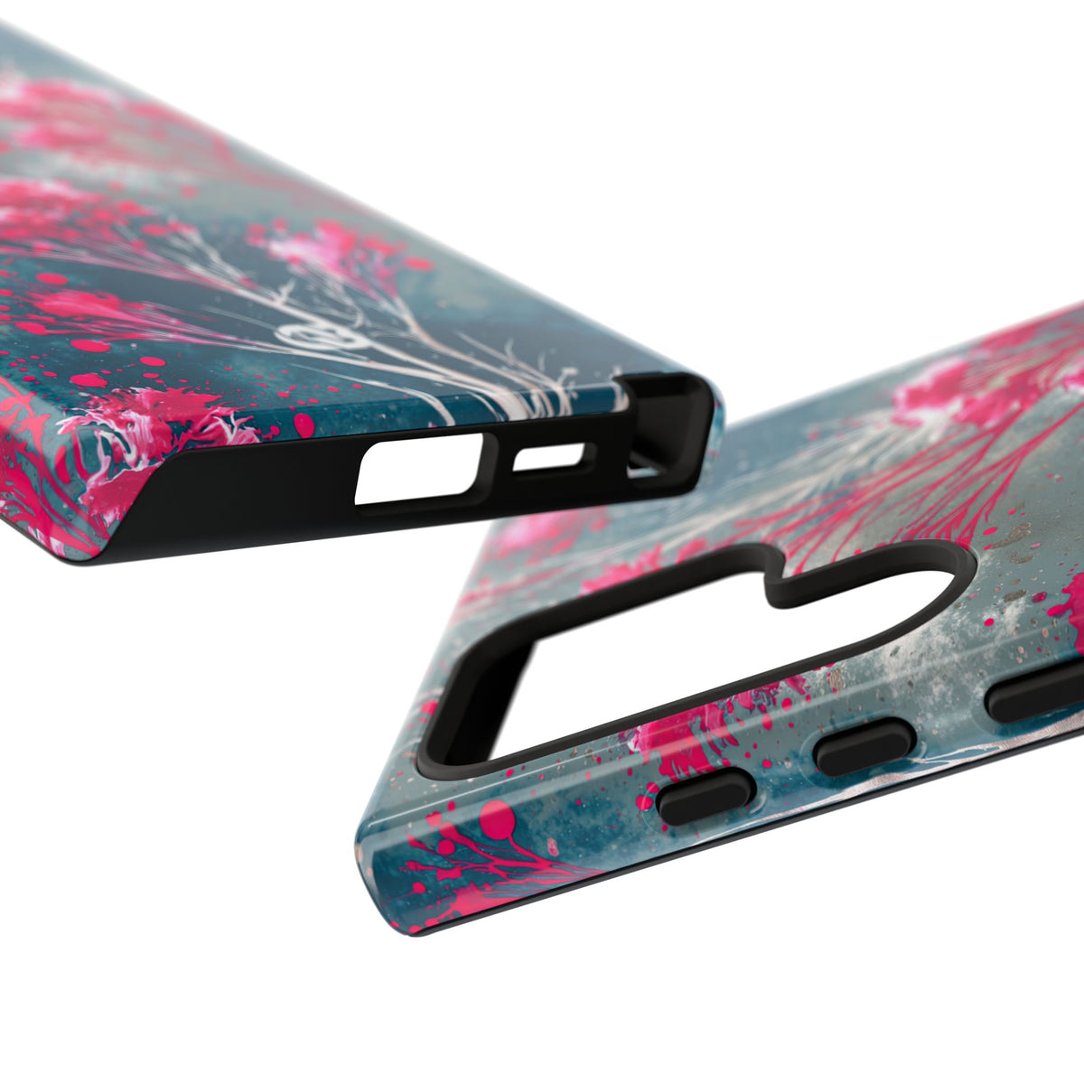 Cyber Blossom · Tough Phone Case for Samsung · Teal