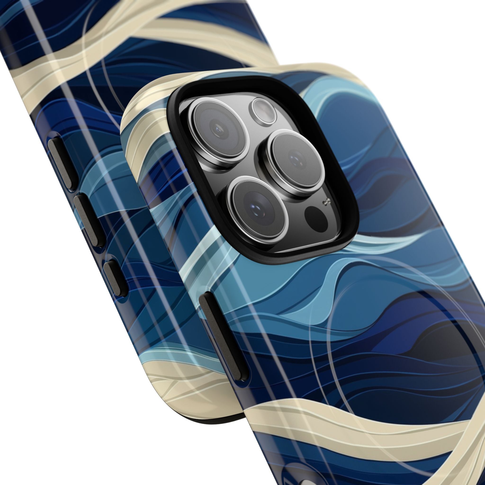 Cobalt Coast Layers · Coque de téléphone Tough+ pour iPhone · Magsafe