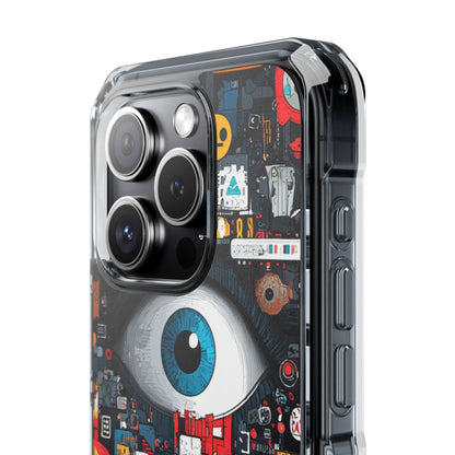 Digital Eye Blue iPhone 15 Pro Case - Impact