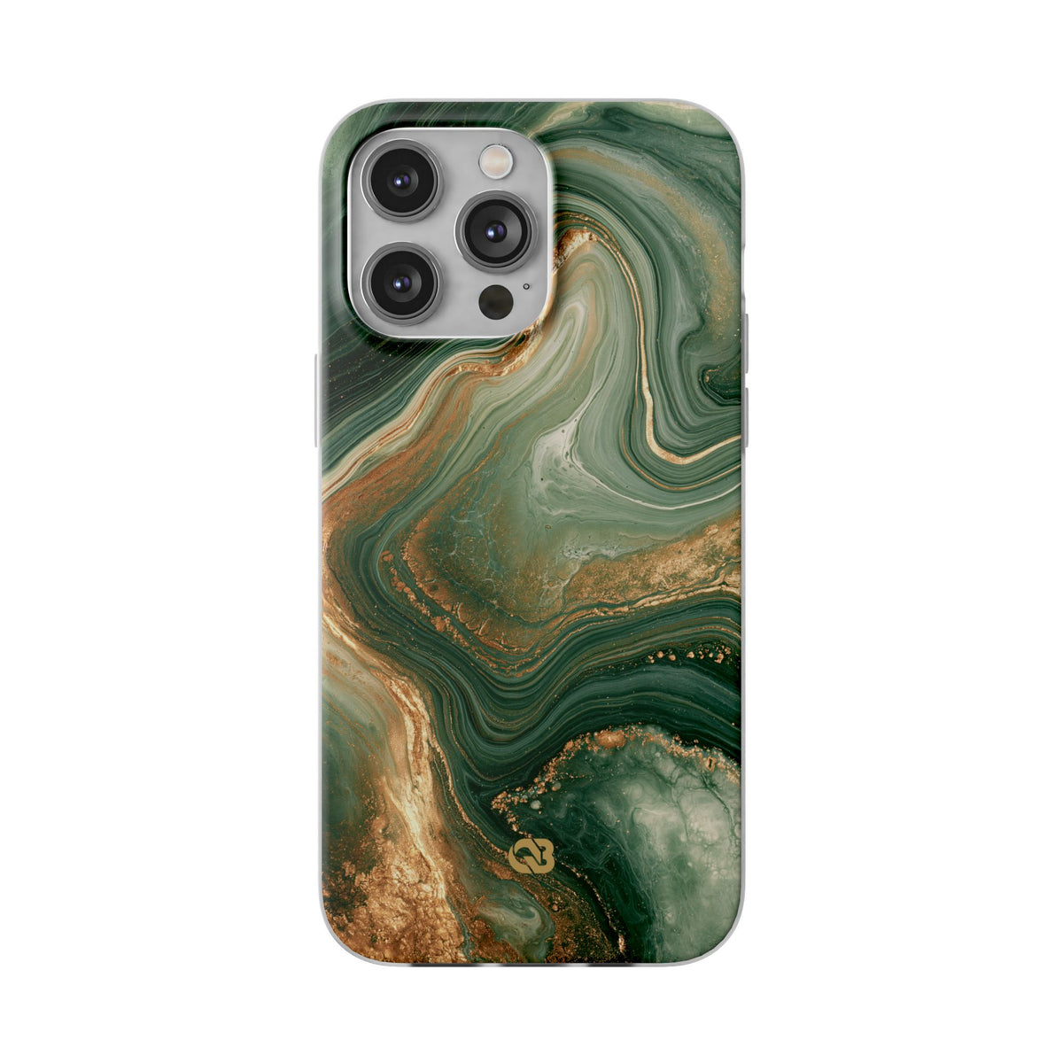 Jade Suminagashi · Lite Phone Case for iPhone ·  Green