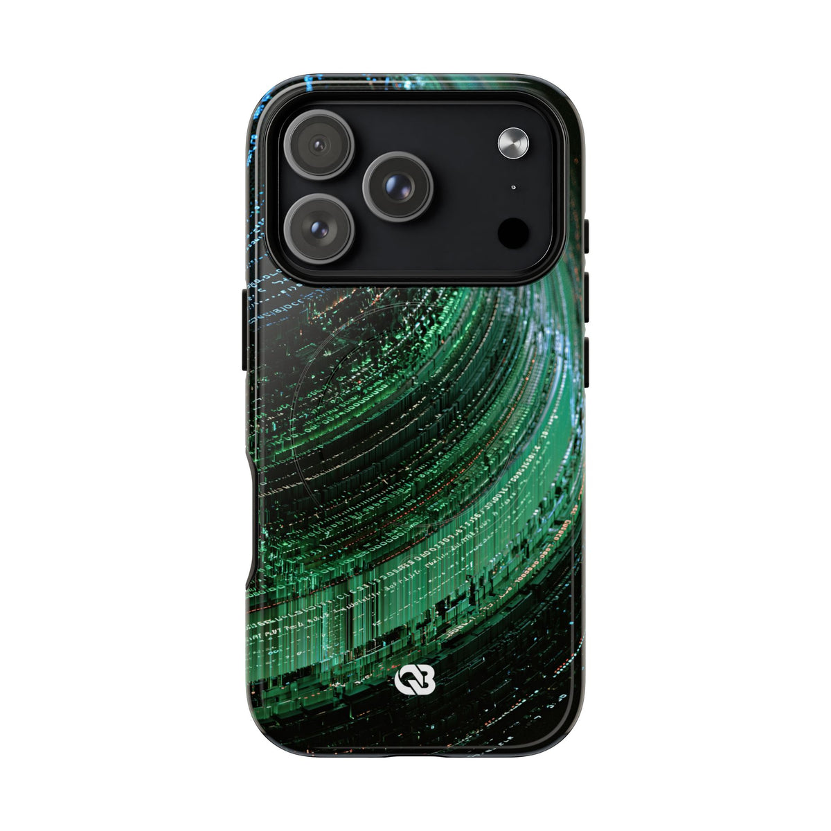 Orbital Data Stream · Tough 2.0 Magnetic Phone Case for iPhone · Green