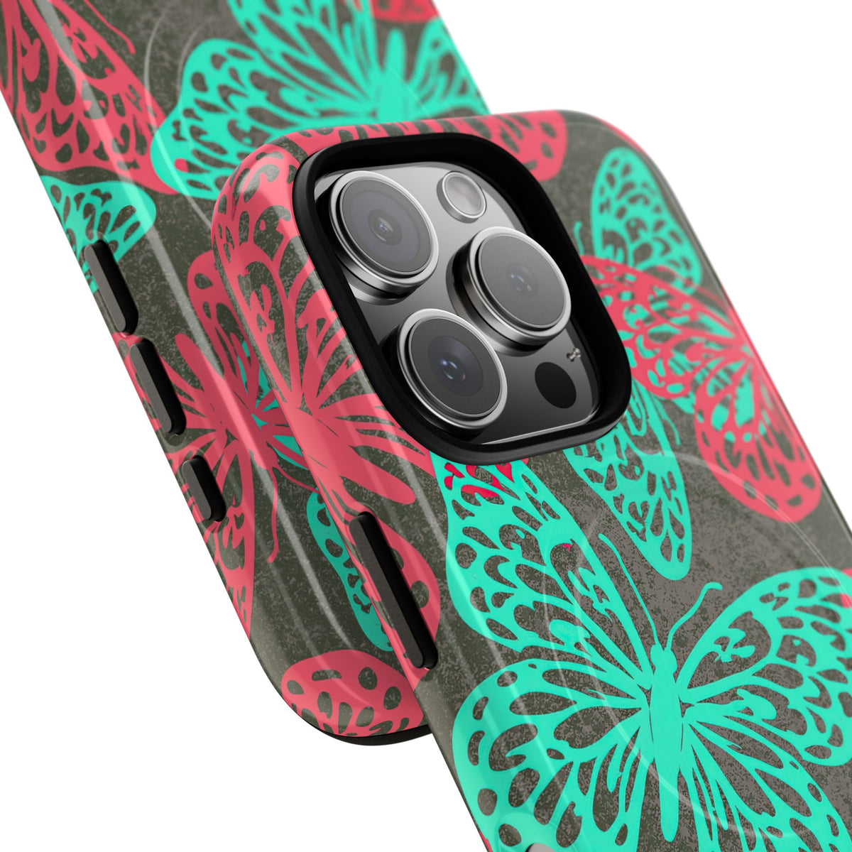 Electric Papillon · Tough 2.0 Magnetic Phone Case for iPhone · Pink