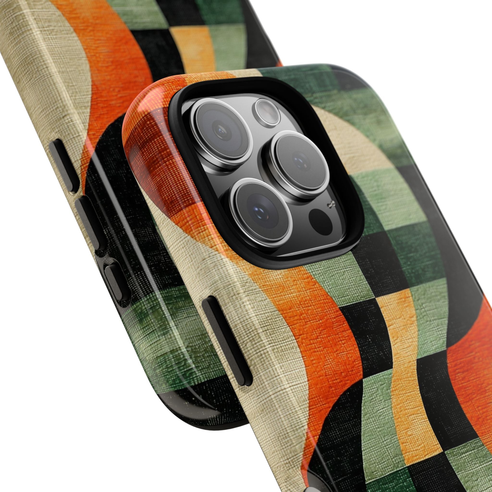 Burnt Orange Curve · Tough Etui na telefon dla iPhone