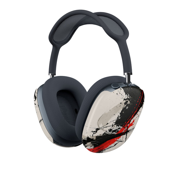 Crimson Sumi Slash · Hard Case for AirPods Max · White