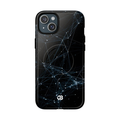 Black Tough 2.0 Magsafe Phone Case for iPhone - Arctic Neural Mesh