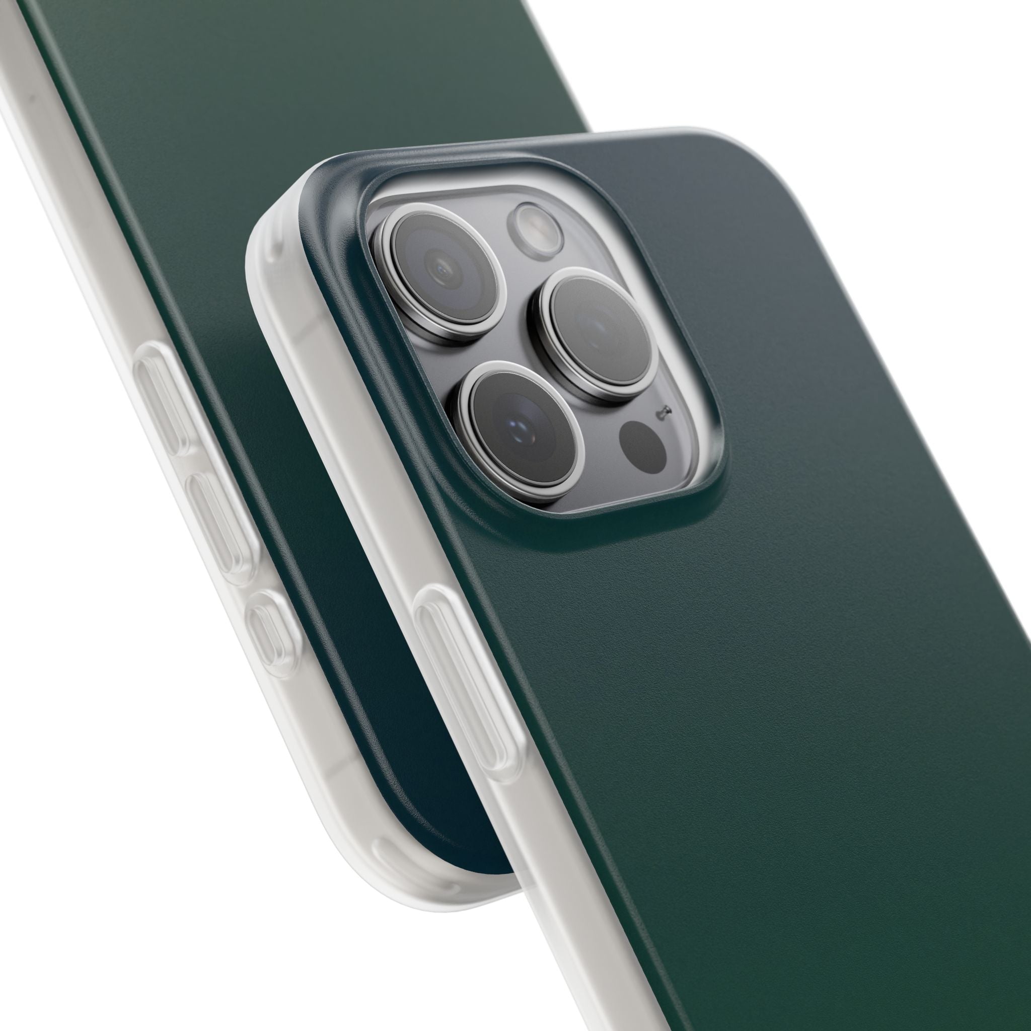 Green Lite Phone Case for iPhone - Midnight Pine Horizon