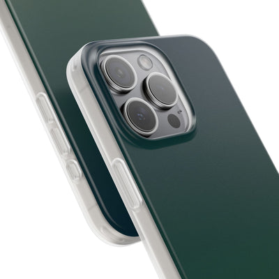 Green Lite Phone Case for iPhone - Midnight Pine Horizon