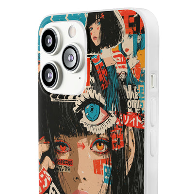 Shibuya Street Collage · Lite Phone Case for iPhone ·  Red