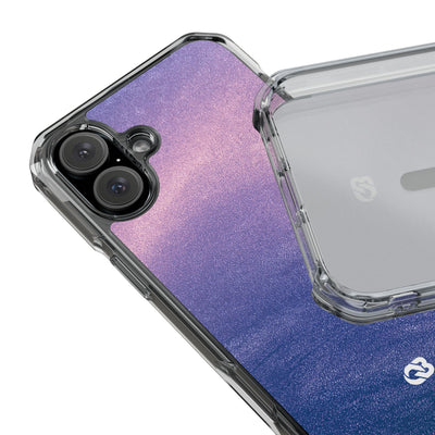 Ethereal Violet Glow · Clear Impact Magnetic Phone Case for iPhone · Purple