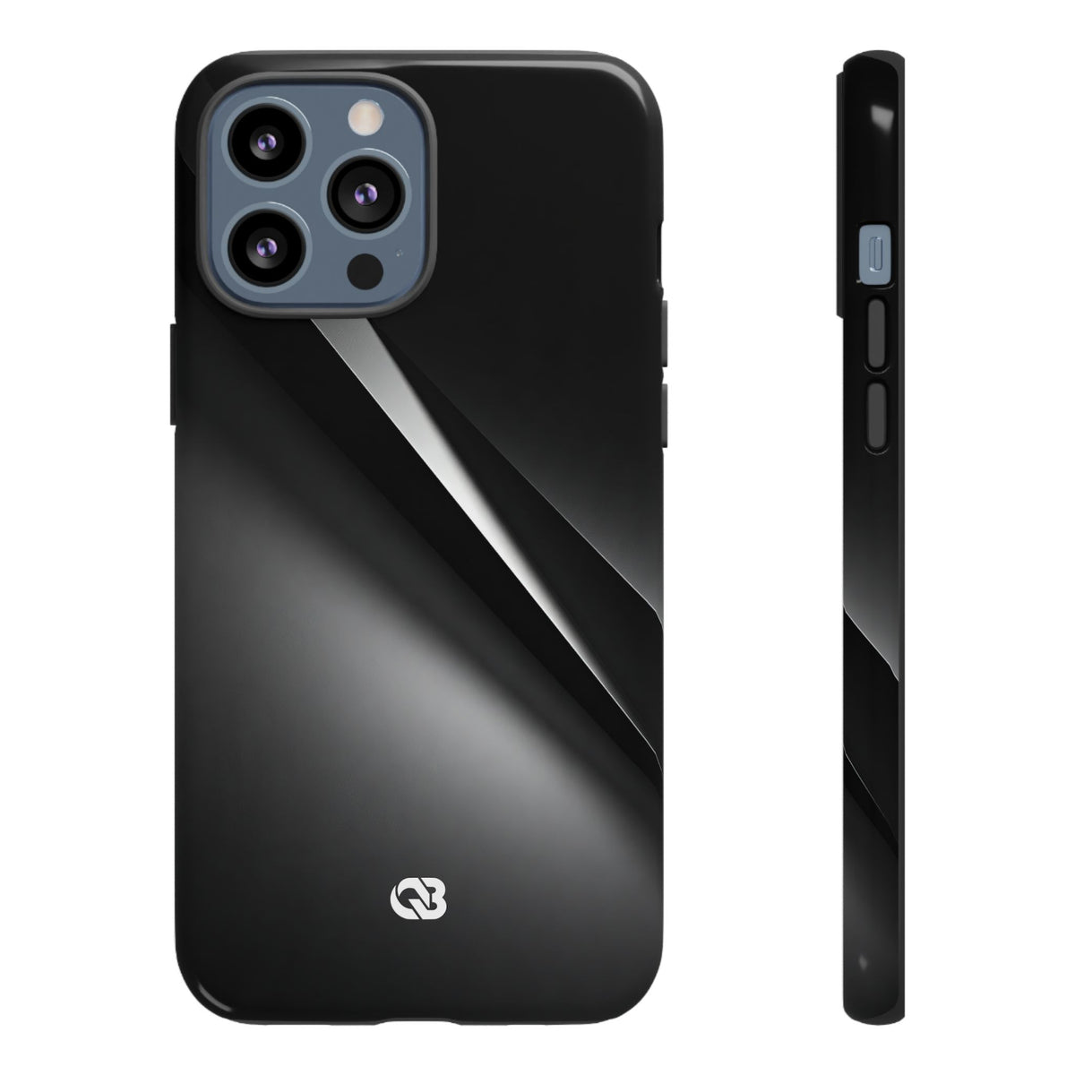 Obsidian Ridge · Tough Phone Case for iPhone · Black
