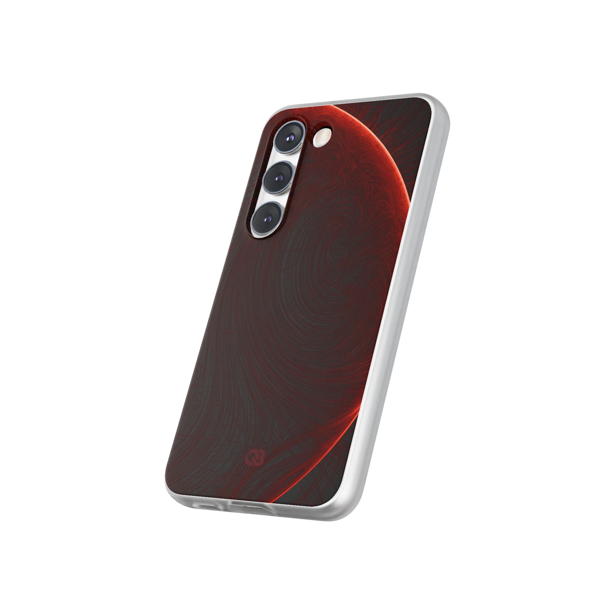 Red Lite Phone Case for Samsung - Crimson Flare Flux