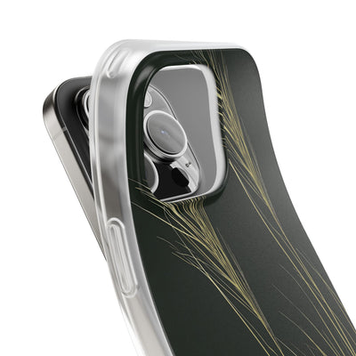 Green Lite Phone Case for iPhone - Midnight Gilded Grass
