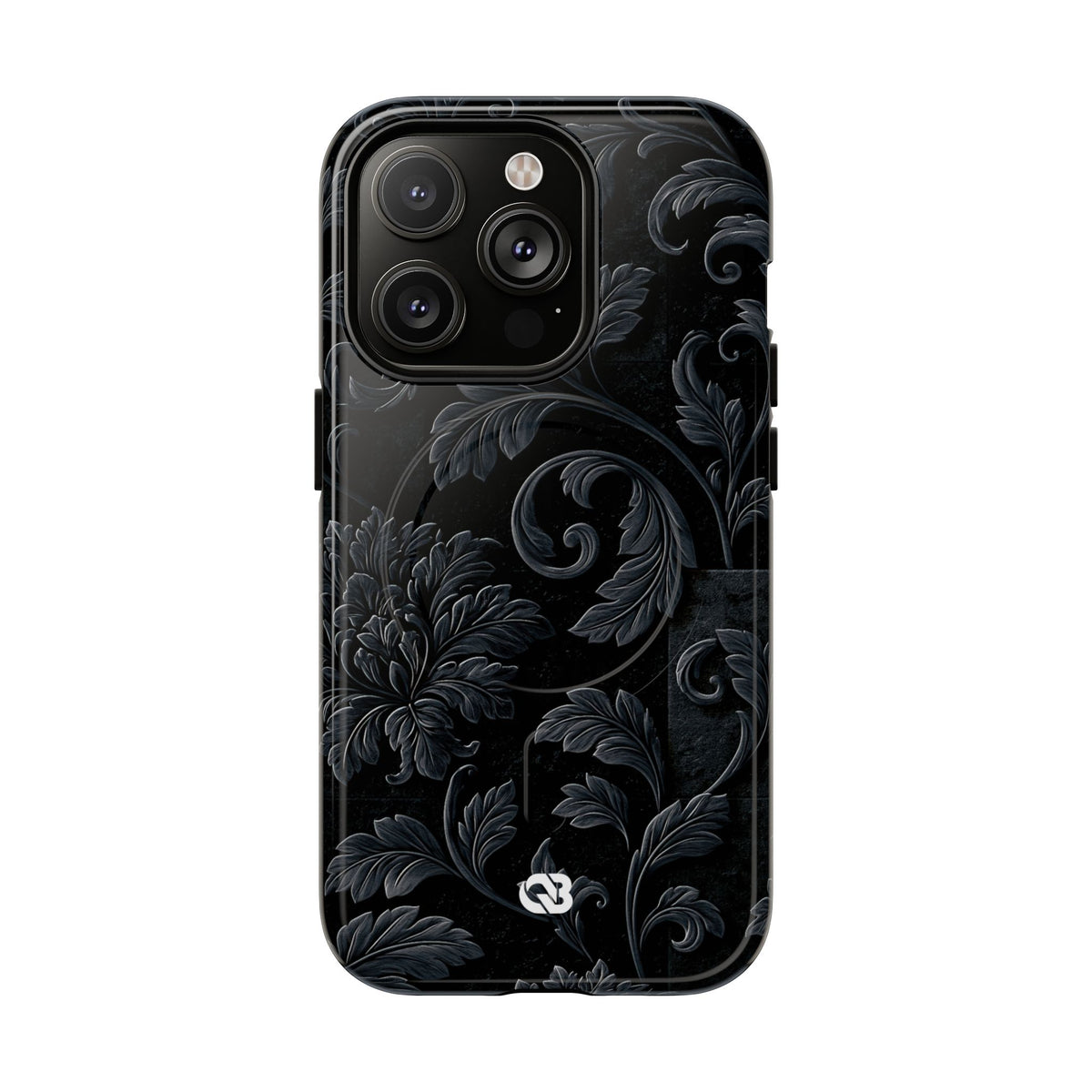 Obsidian Damask · Tough 2.0 Magnetic Phone Case for iPhone · Black