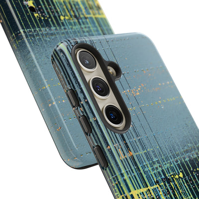 Acid Raster Circuit · Tough Phone Case for Samsung · Teal
