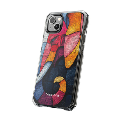Elephant Mosaic iPhone 14 Plus Case - Impact