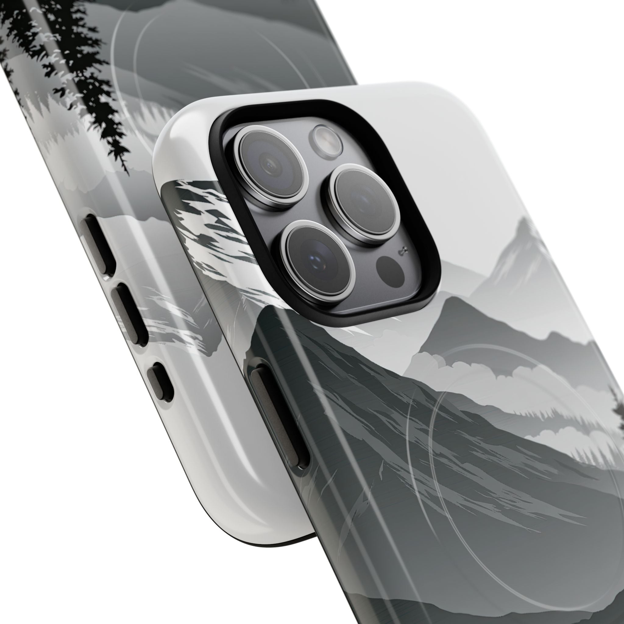 Grey Tough 2.0 Magsafe Phone Case for iPhone - Granite Ridge Mist