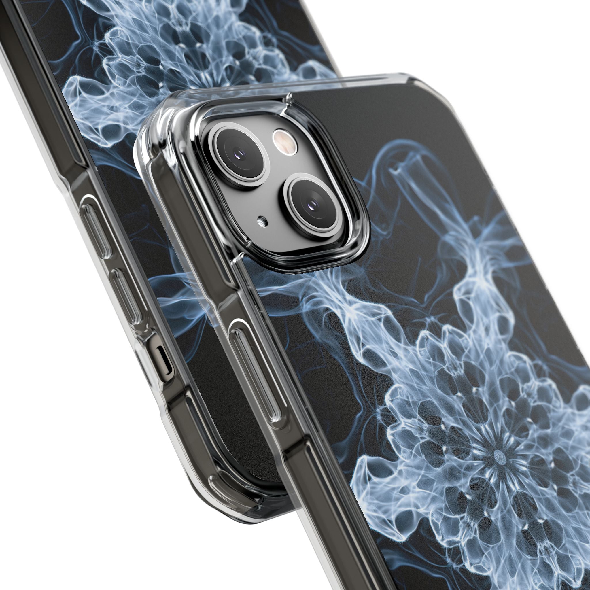 Blue Impact MagSafe Phone Case for iPhone - Glacial Smoke Crown
