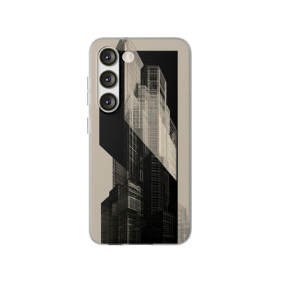 Beige Lite Phone Case for Samsung - Monolith Urban Grid