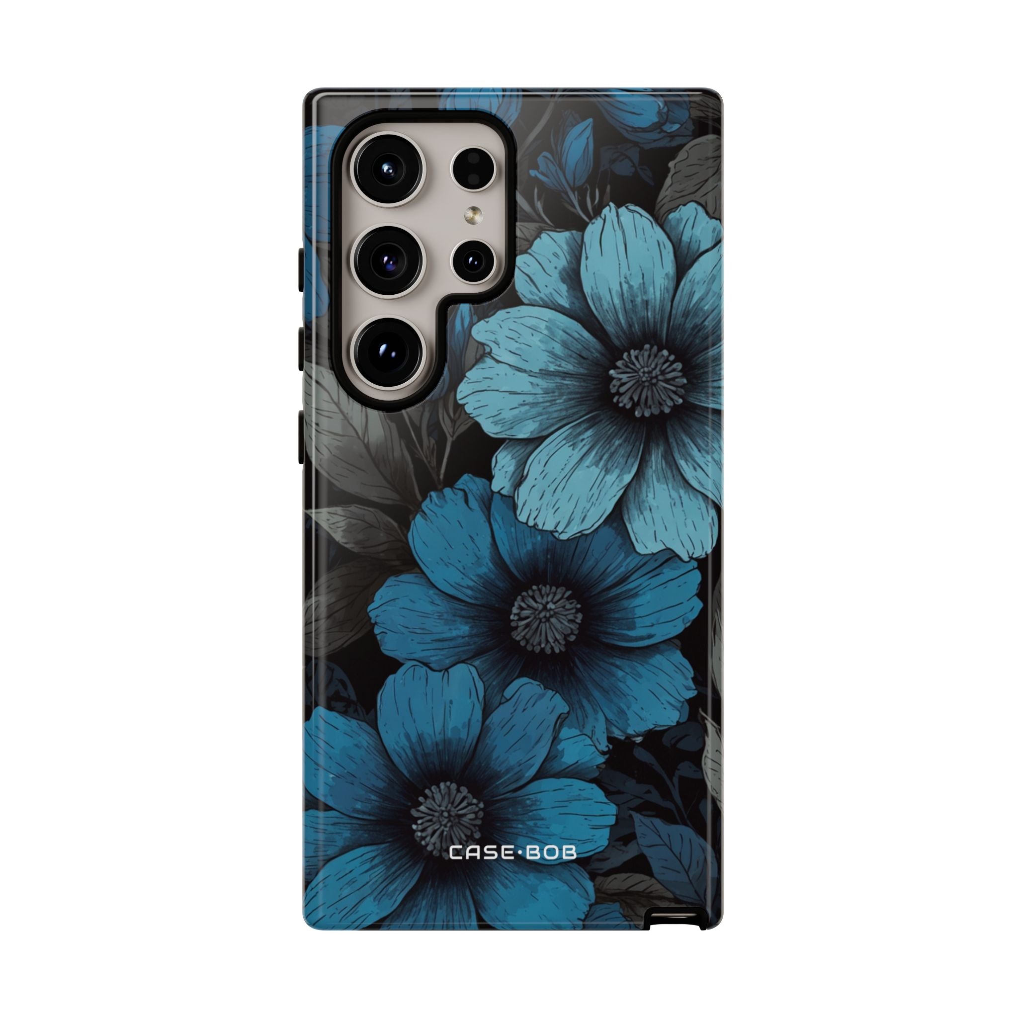 Blue Petal Radiance Samsung S24 Ultra Case - Tough