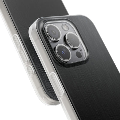 Obsidian Brushed Steel · Lite Phone Case for iPhone ·  Black